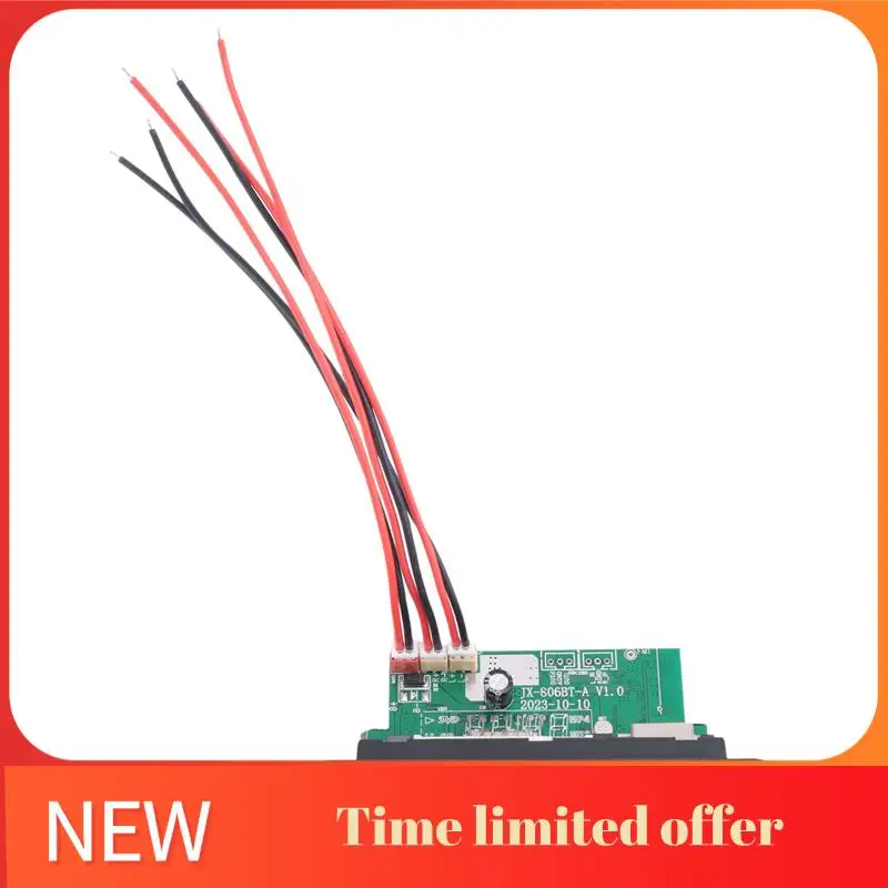 A42T-12V Bluetooth MP3 Decoder Board DIY Home Digital Audio Module USB For Speaker Handsfree Audio Module Black