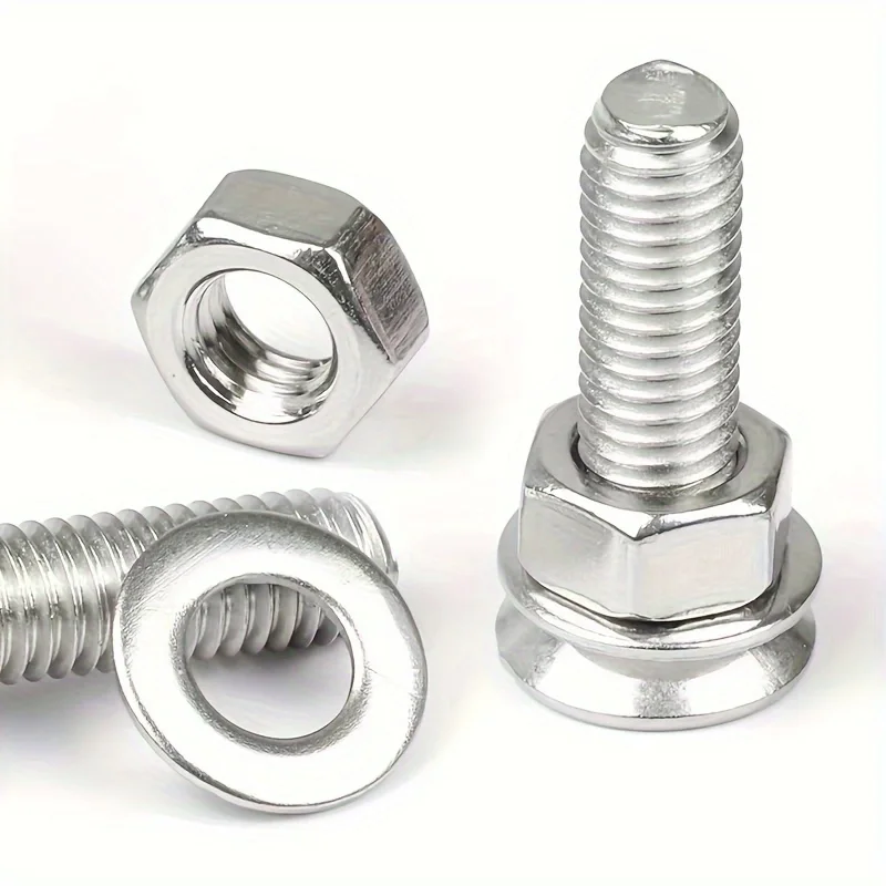 190개 304 스테인레스 스틸 접시형 육각 소켓 나사 - 미터 크기 M3 M4 M5 - 길이 8mm ~ 16mm 매끄러운 마감