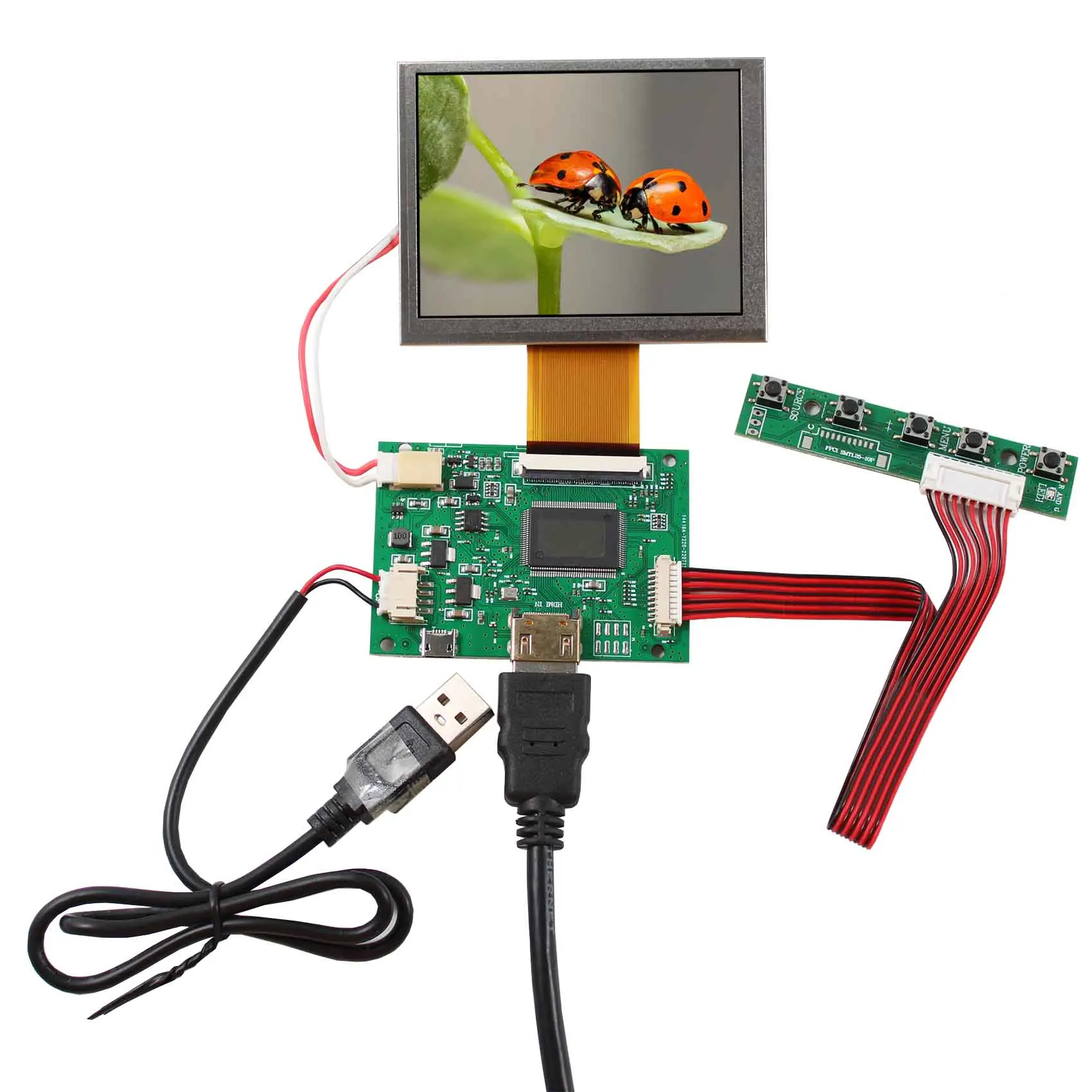 50Pin Ttl Tft 35 Display 3.5