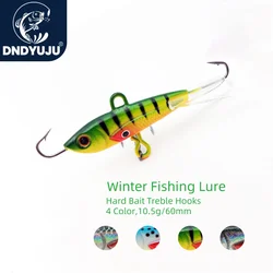 DNDYUJU 1pcs Winter Ice Fishing Lure 6cm/10.5g Jigging Balancer Bass Pike Carp Perch Fishing Tackle Hard Bait Lures