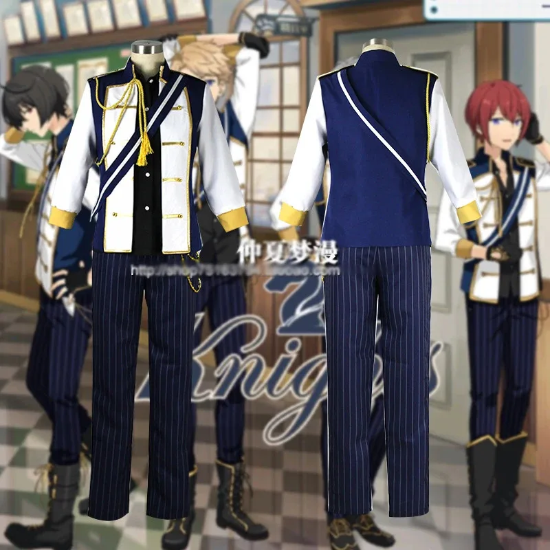 

Ensemble Stars Knights Tsukasa Suou Izumi Sena Leo Tsukinaga Arashi Narukami Ritsu Sakuma Cosplay Costume customized