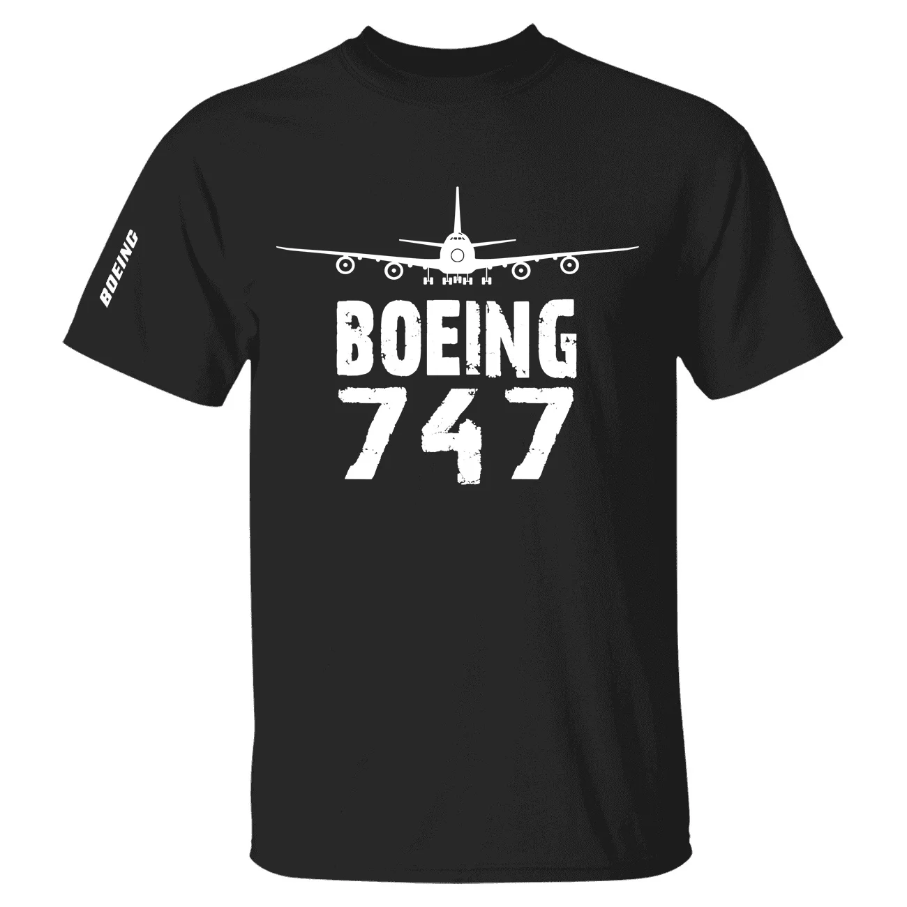 Harajuku Men Clothing Summer Aviation Boeing 747 Flight Pilots Men Women Short Sleeve T-shirts Cotton Graphic T Shirts Top Tee