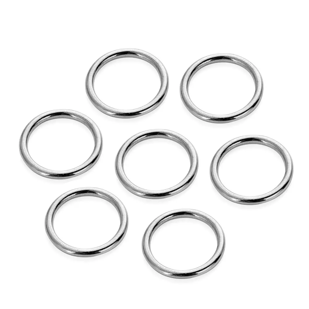 DIY Craft Supplies Backpack Pet Collar O Ring Metal Buckle Bag Parts Sewing Accessories