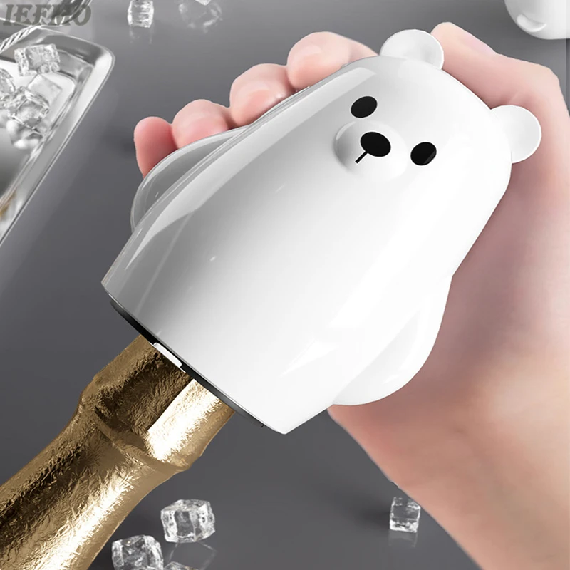 الجدة الدب القطبي فتاحة الزجاجات بيرة من الفولاذ المقاوم للصدأ غطاء فتاحة للمنزل بار حفلة هدية باردة اكسسوارات المطبخ