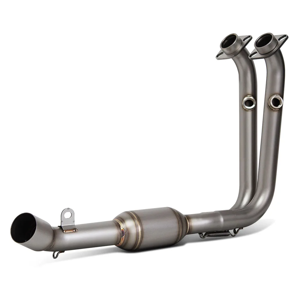 For CFMOTO 450SRS 450SR-S Single Rocker Arm Motorcycle Exhaust Modify Header Tube Stainless 51MM Bottom Escape Racing Manifold