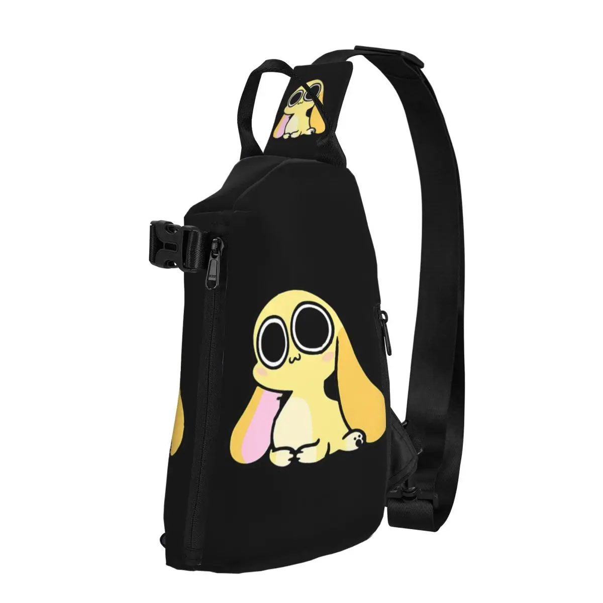 Chikn Nuggit Merch Character Chest Bag Men Sling Crossbody Backpack Chest Bag Travel Hiking Daypack Shoulder Bag