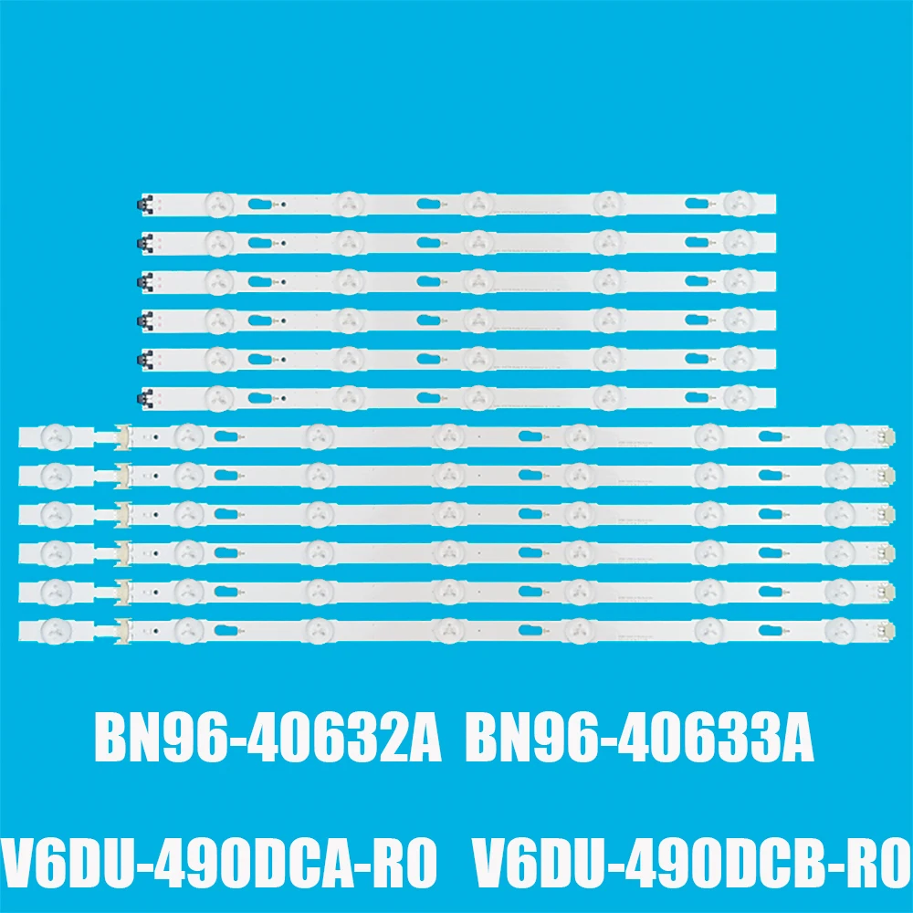 

LED Backlight Strip for UE49MU6200K UE49KU6100K BN96-40632A BN96-40633A V6DU-490DCA-R0 MU6100-49INCH-R L CY-WK049HGLV1H