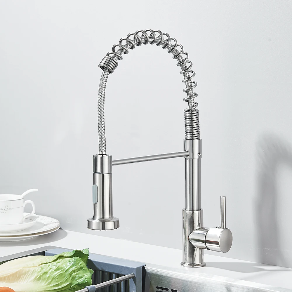 Geborsteld nikkel keukenkraan, - Pull Down Spray Kitchen Faucet Brushed Nickel recensie en prijs