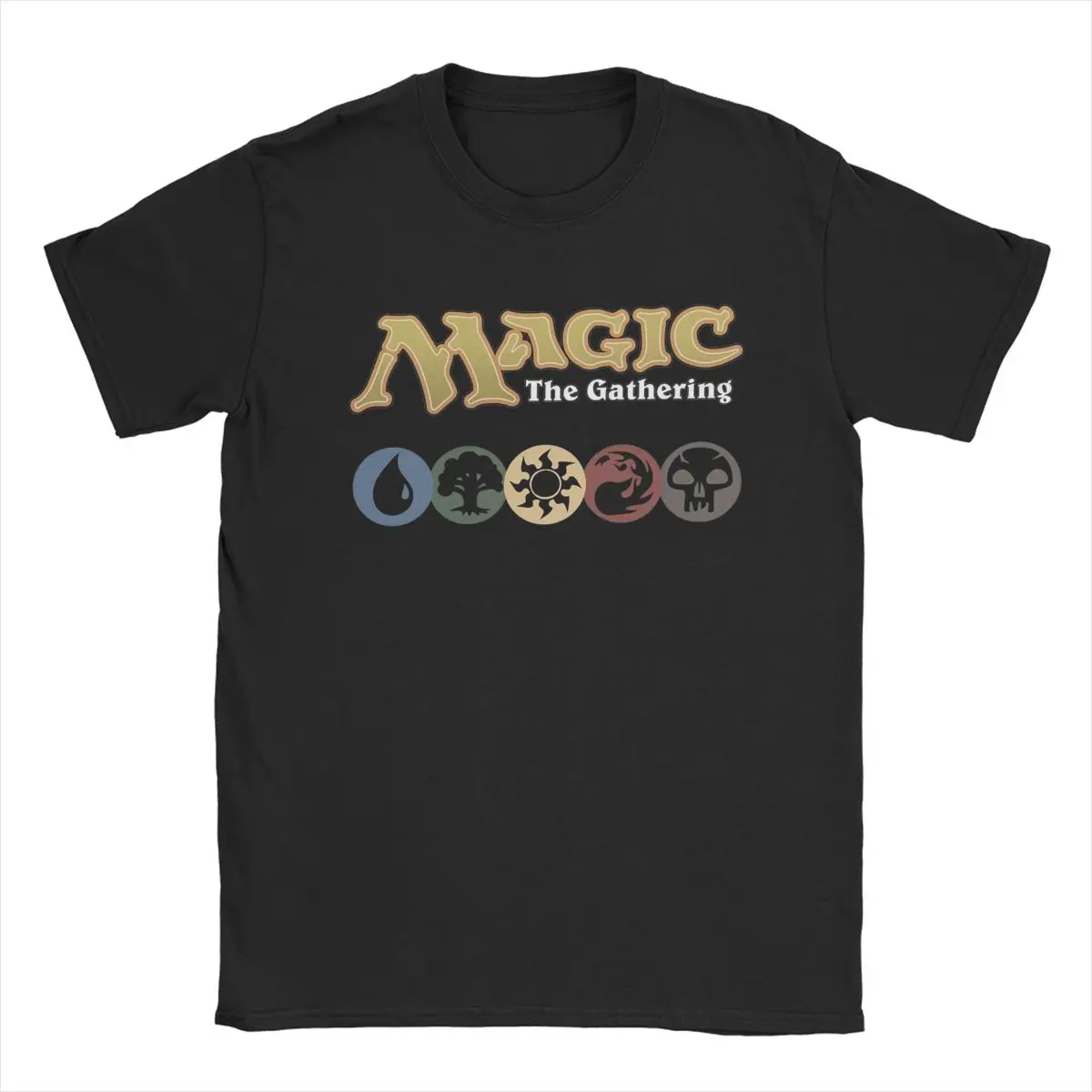 Magic Games Gathering MTG T Shirts Men 100% Cotton Funny T-Shirts Crewneck Tee Shirt Short Sleeve Clothes Plus Size