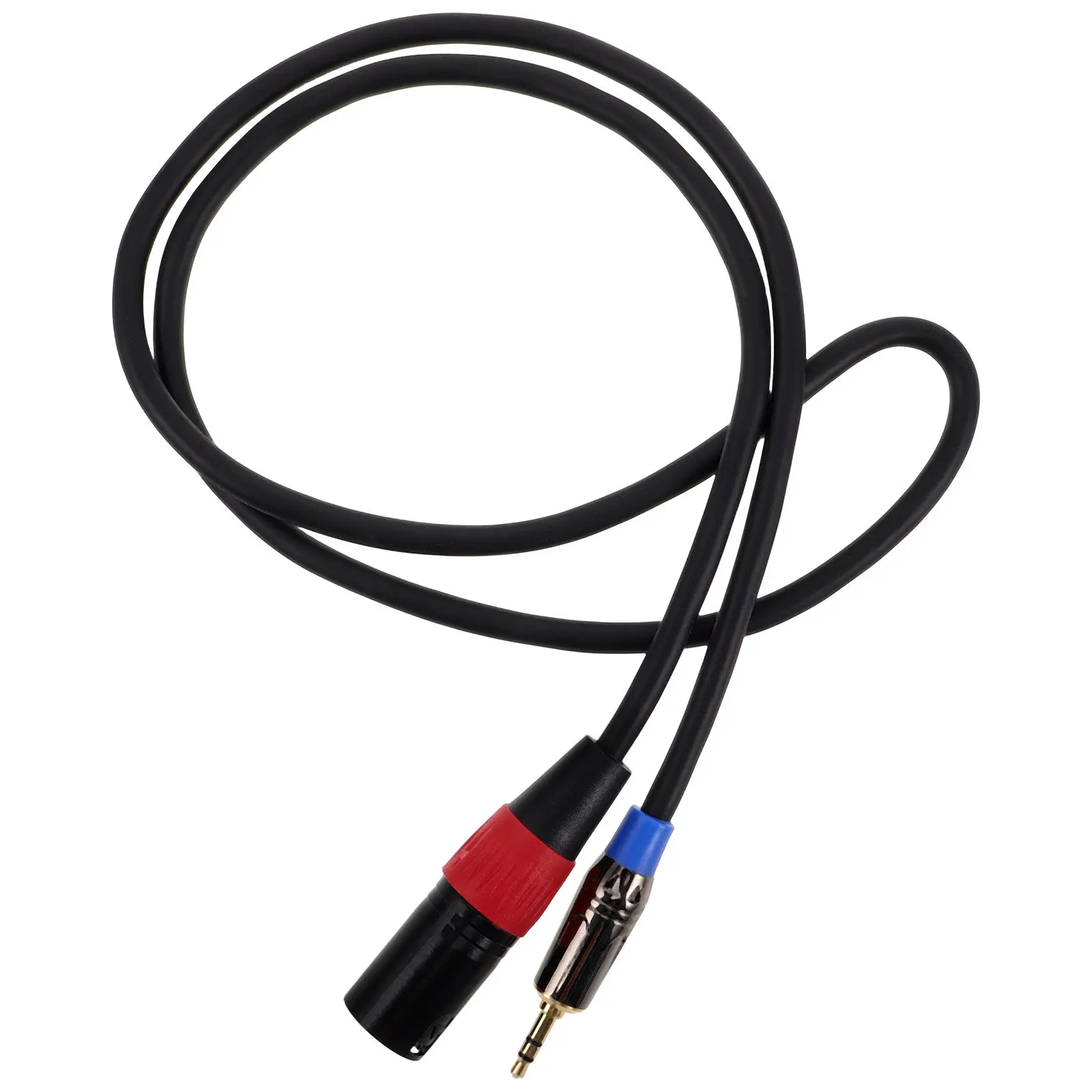 

Stereo Microphone Audio Adapter Cable Gold Plated Male Xlr to 3.5mm Jack for Recording Sound Amplifier Subwoofer