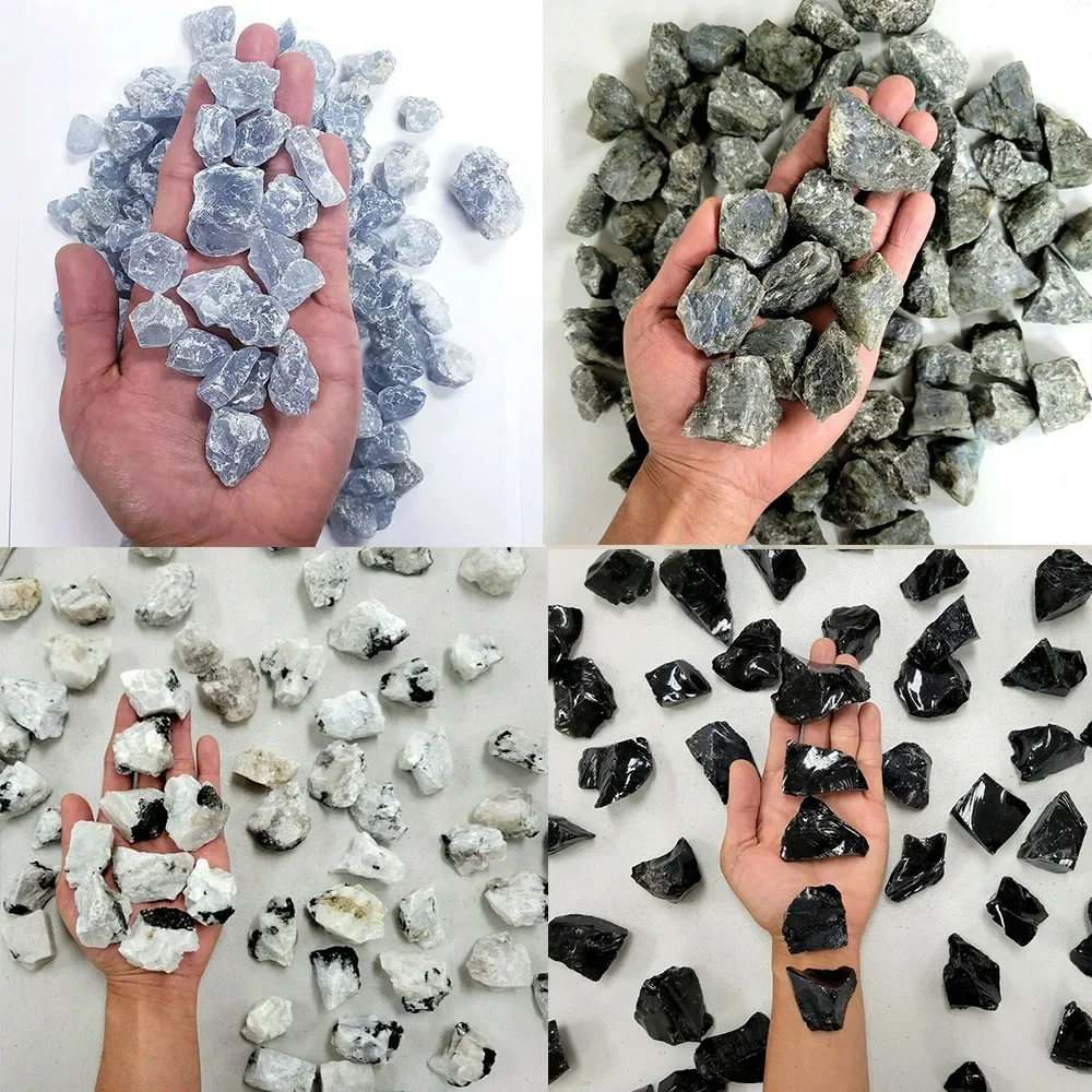 Natural Raw Rough Stones Reiki Healing Crystal Mineral Aromatherapy Specimen Diffusion Quartz Chakra Wicca Garden Decor