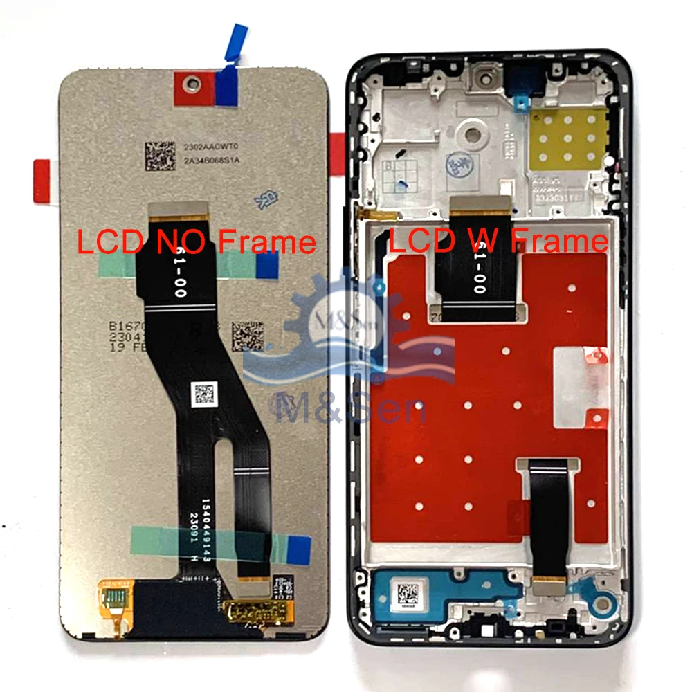 6.7\'\' Original For Huawei Honor 90 Lite LCD CRT-NX1 Display Screen Touch Panel Digitizer For Honor 90 Lite Display LCD Frame