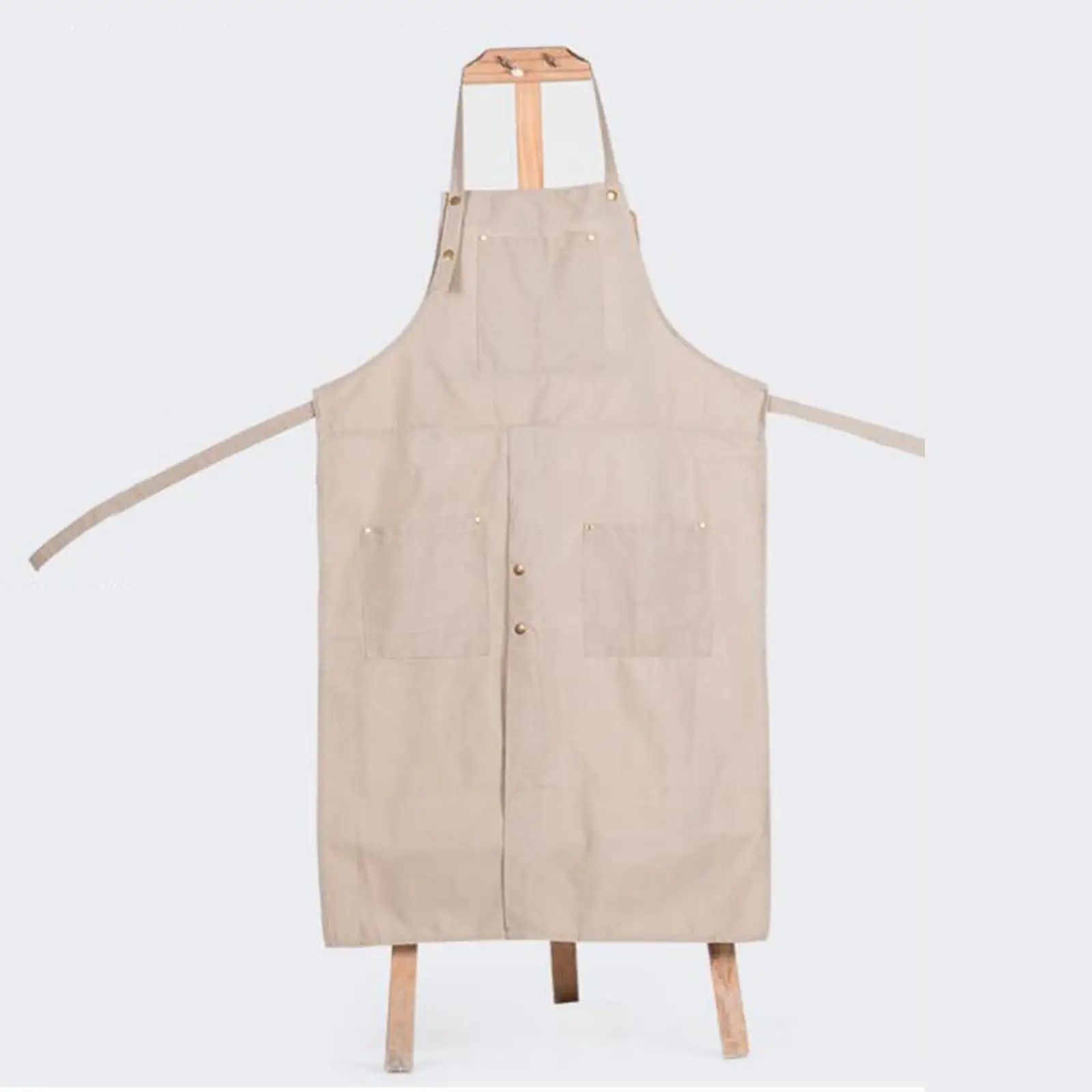 Ceramic Apron Work Apron Adjustable Strap Oilproof Split Leg Clay Apron