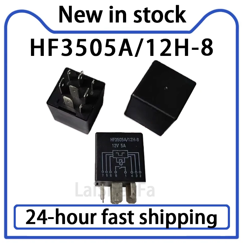 1PCS HF3505A/12H-8 3735042-P00 Rear Fog Lamp Relay 8-Pin 12V Stock