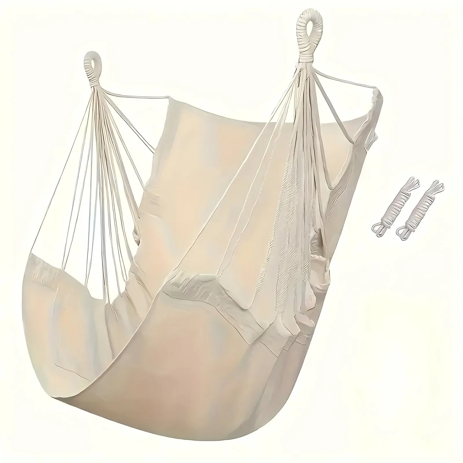 Hammock Chair Hanging Swing Outdoor Furniture Fabric Seat Portable Relaxation Chair with Storage Bag Patio Garden Balcony Indoor