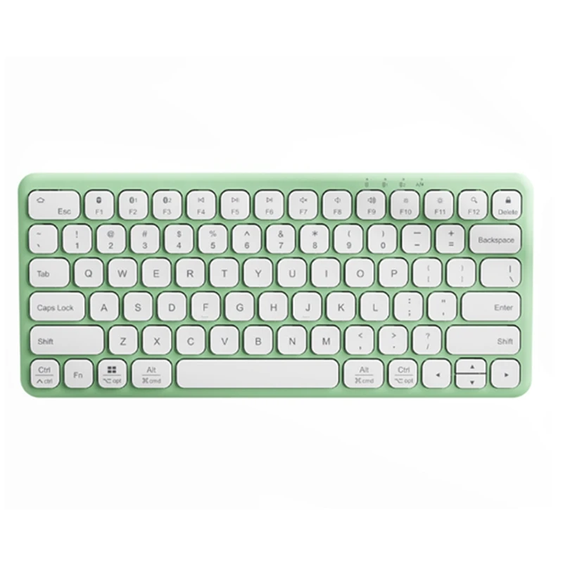 1 PCS 2.4G Laptop Multi-Device Connection Keyboard Suitable For Office Computer Tablet Green