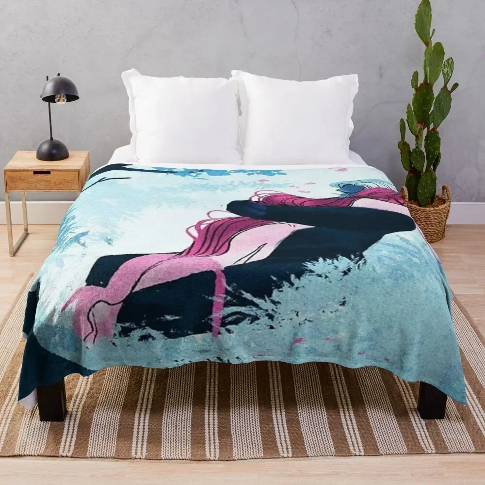 Lore olympus Throw Blanket Baby Retros Blankets