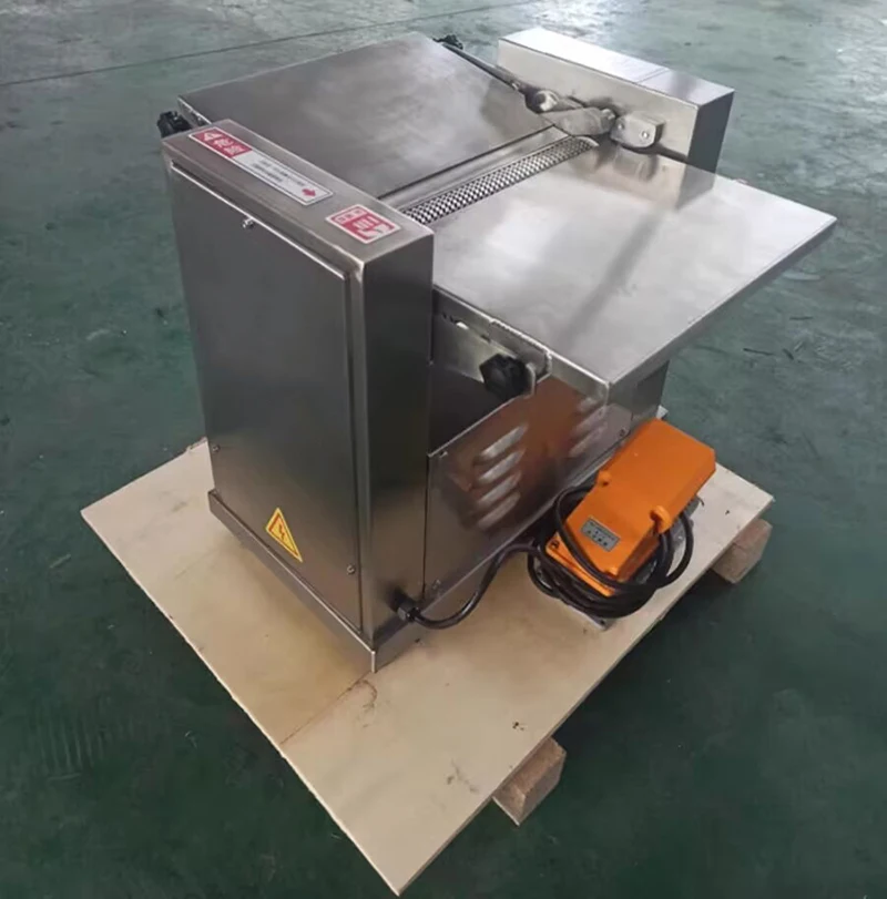 

Automatic Pig Skin Pork Lamb Beef Skin Meat Slicer Meat Skinner Peeler Peel Cut Remove Machine
