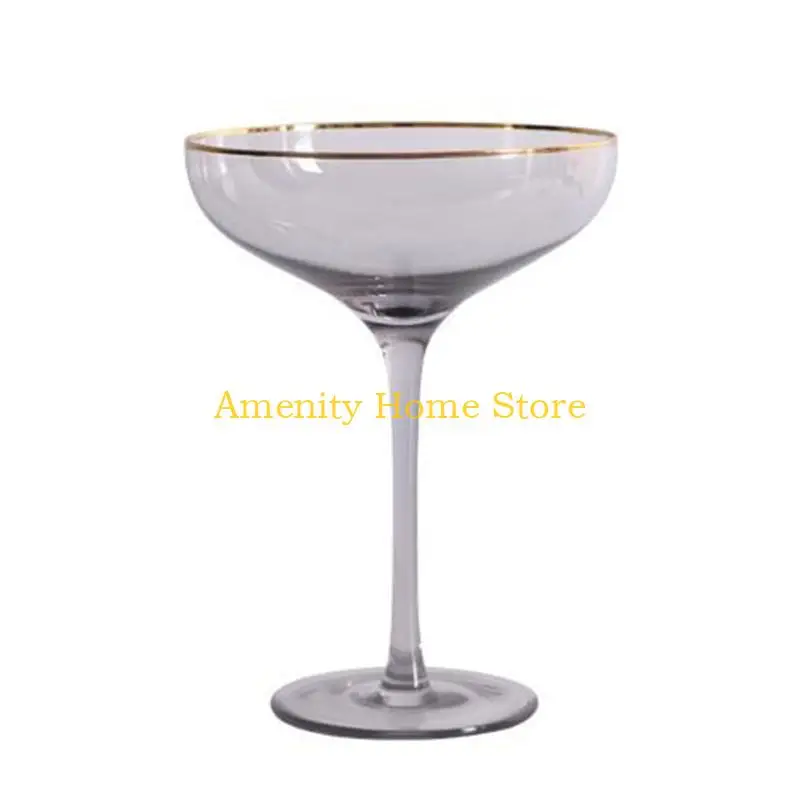 F26C Old Fashioned Champagne Glasses Cocktail Glasses Goblet Beer Glass Cup Ornaments