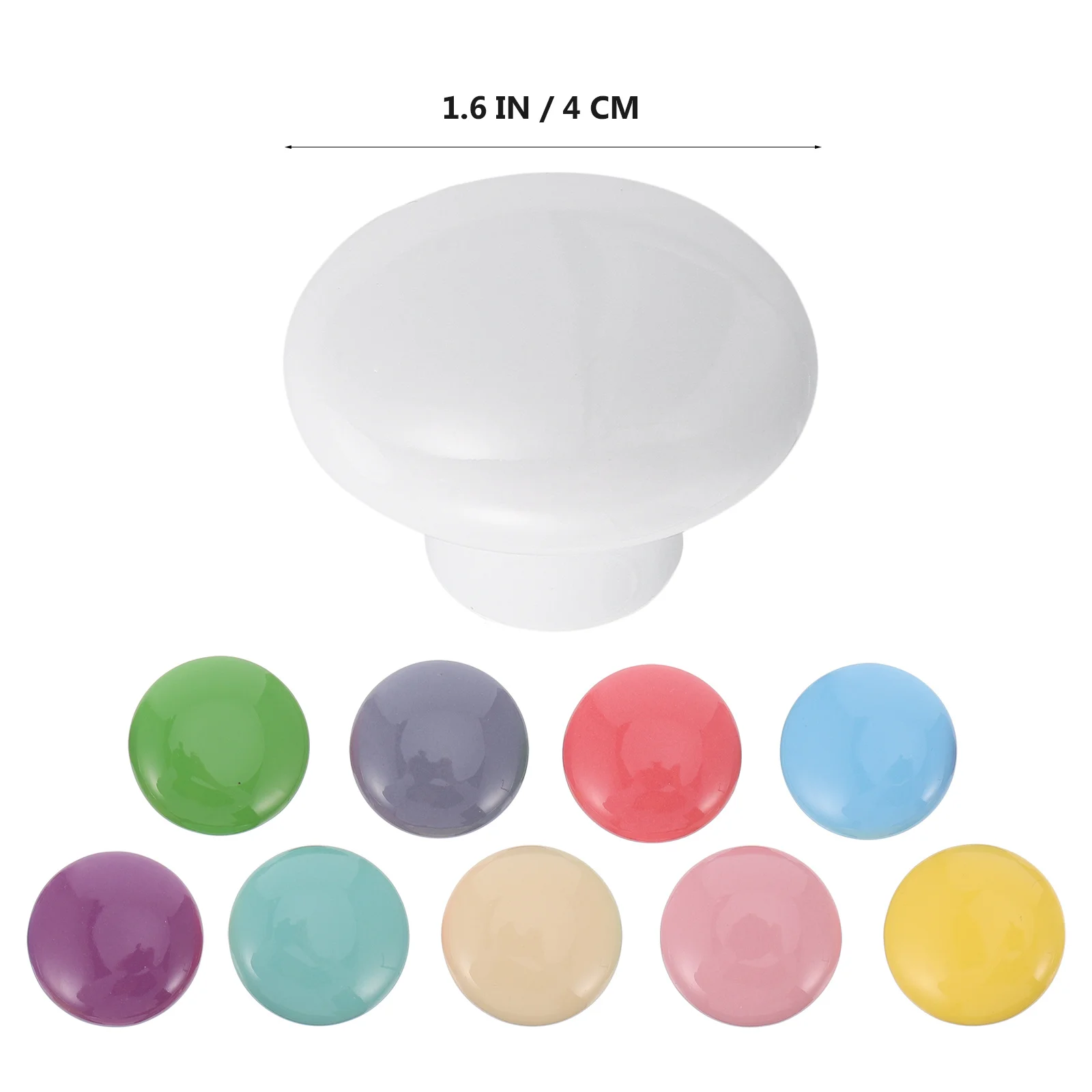 

10 Pcs Kitchen Cabinet Handles Round Knobs for Cabinets Drawer Pulls Decorative