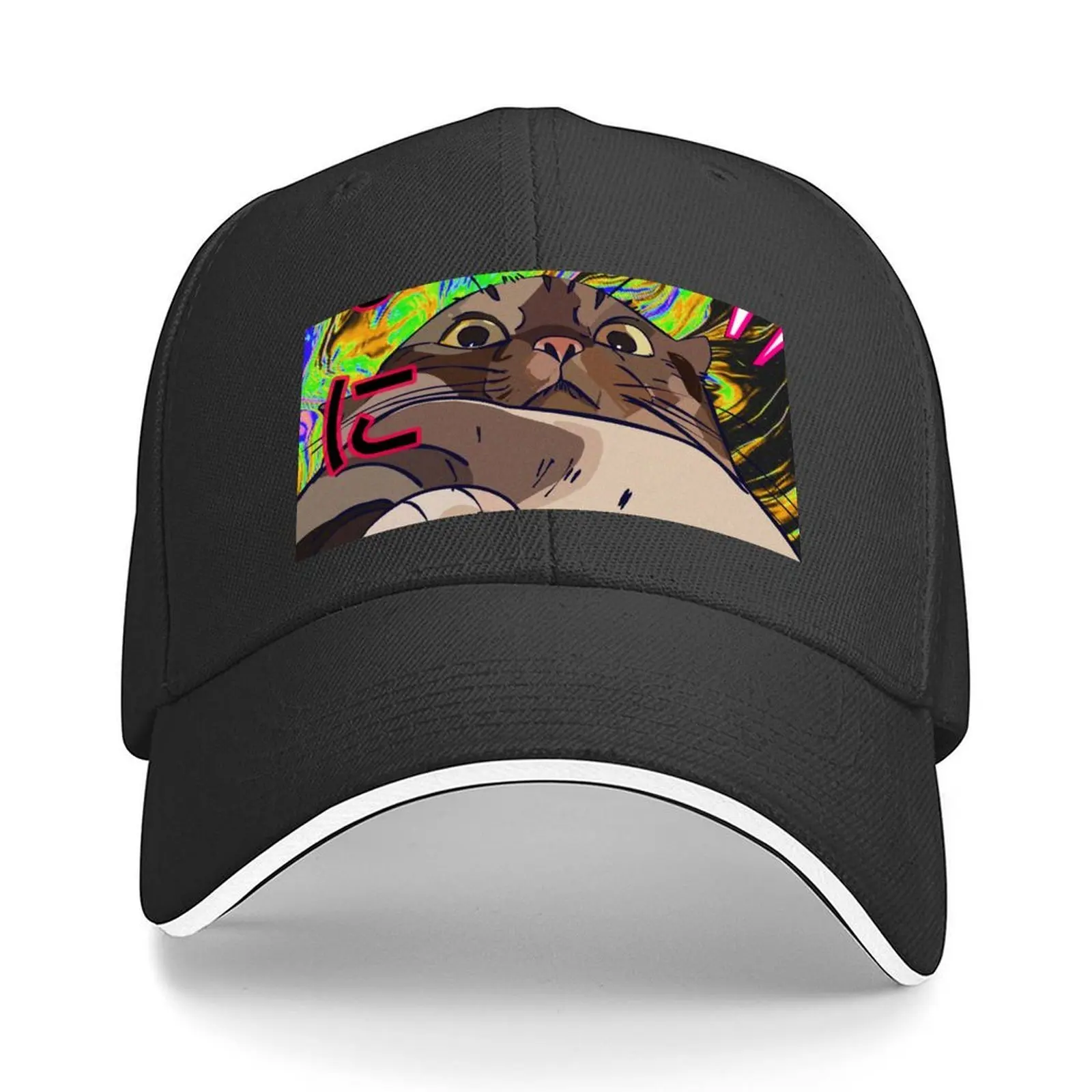 

NANI Fat cat #11 Baseball Cap Sun Cap Luxury man cap tea Hat foam party Hat Designer Man Women's