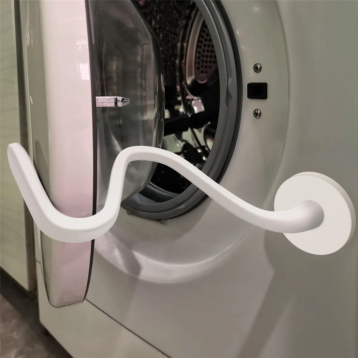 Front Load Washer Door Prop, Stable and Durable Washing Machine Door Prop Open, Easy to Use Washer Door Prop White