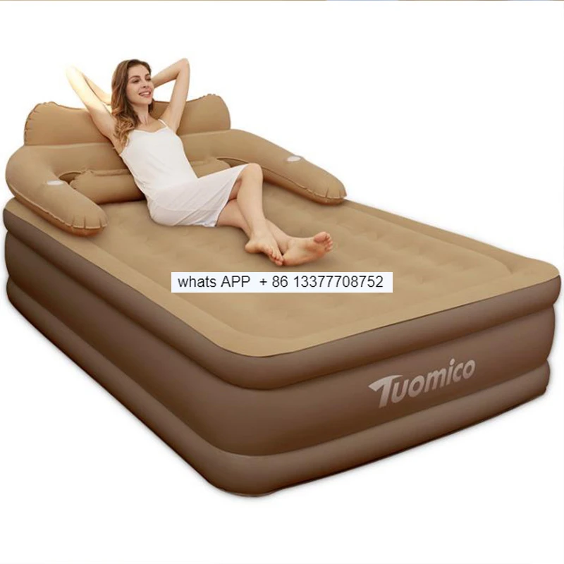 Dom Wygodny nadmuchiwany materac Outdoor Camping Air Bed Składane nadmuchiwane łóżko Nadmuchiwane łóżko