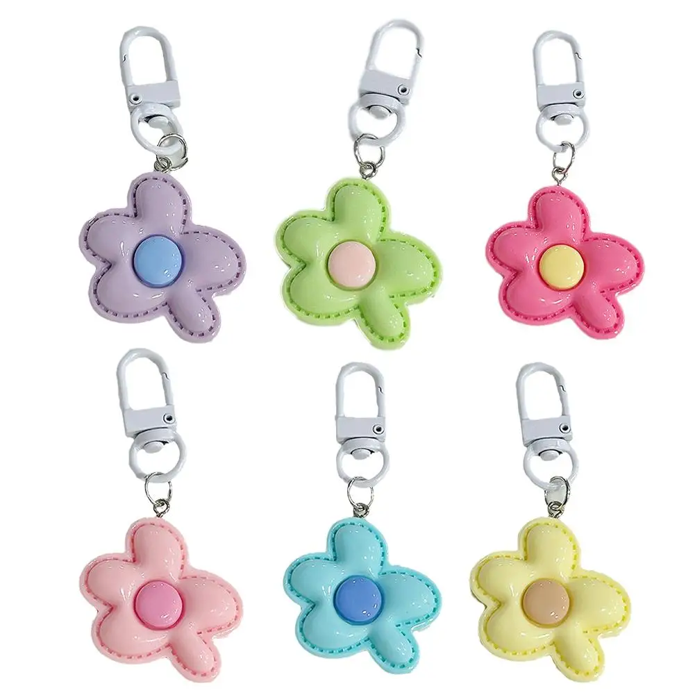 Porte-clés fleur pour document bonbon, joli porte-clés fleur, ornements de sac à dos mignons, pendentif porte-clés pour sac, bijoux cadeaux