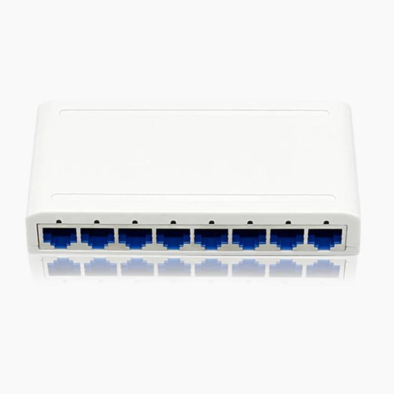 Switch rapido Ethernet 5 porte/8 porte 10/100/1000Mbps Switch dati multiporta RJ45 Rete Gigabit per ufficio e PC domestico a livello globale