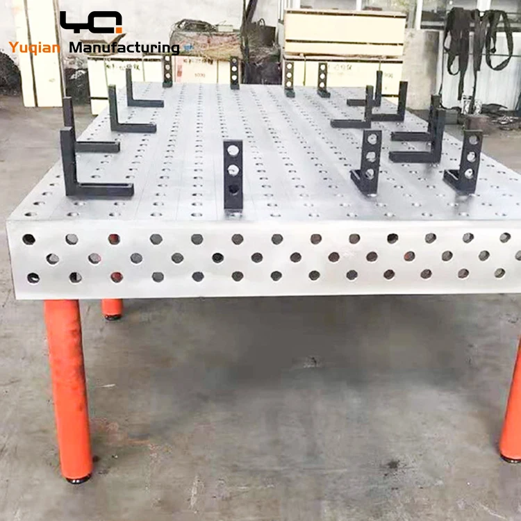 Fixture System Grey Cast Iron Welding Tables Three Dimensional Flexible Platform 2d 3d Welding Jig Table China Manufacturer
