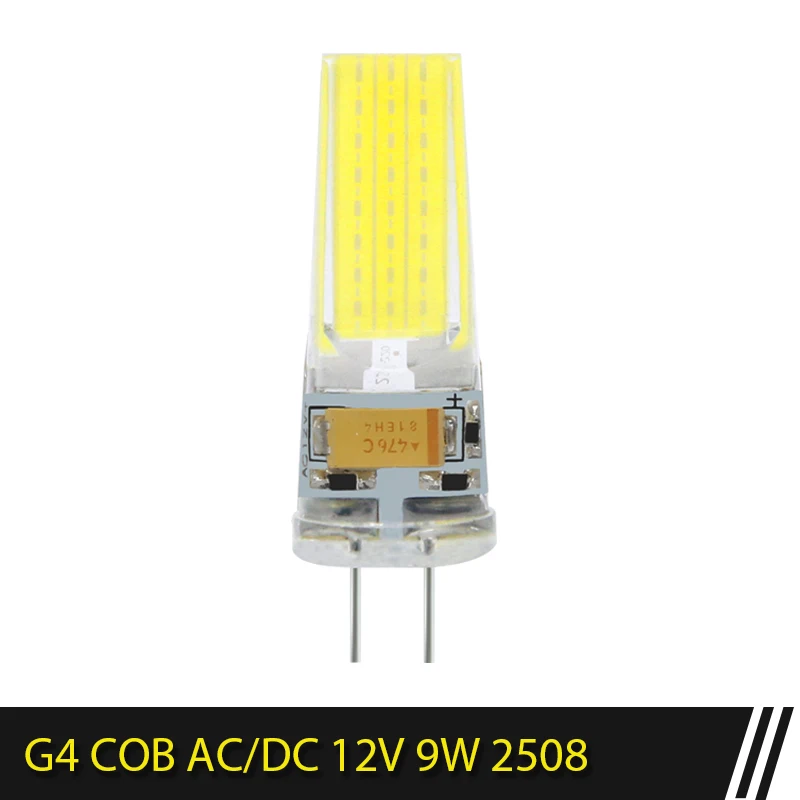 G4 LED COB Lamp Dimbaar 6W 9W COB LED Lamp E14 AC/DC 12V 220V Lampada LED G9 COB Spotlight Kroonluchter Verlichting Vervangen Halogeen