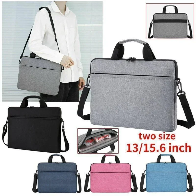 13 inch/15.6 inch Laptop Bag PC Notebook Waterproof Shoulder Bag Crossbody Bags Carrying Soft Notebook Case Cover