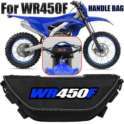 Bolsa de herramientas para accesorios de motocicleta, impermeable y a prueba de polvo, práctica bolsa de manillar de viaje para WR450F wr450f wr 450 f wrf 450