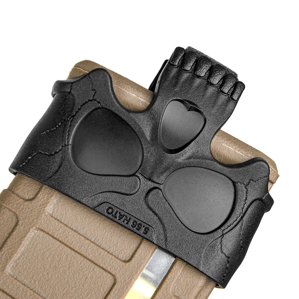 5.56 7.62 Schedel Rubber Magazine Assist Cage Loop Pouch Mag Snelle Tactische Pull Voor M4 AK AR15 Jacht Schieten Airsoft Accessoire