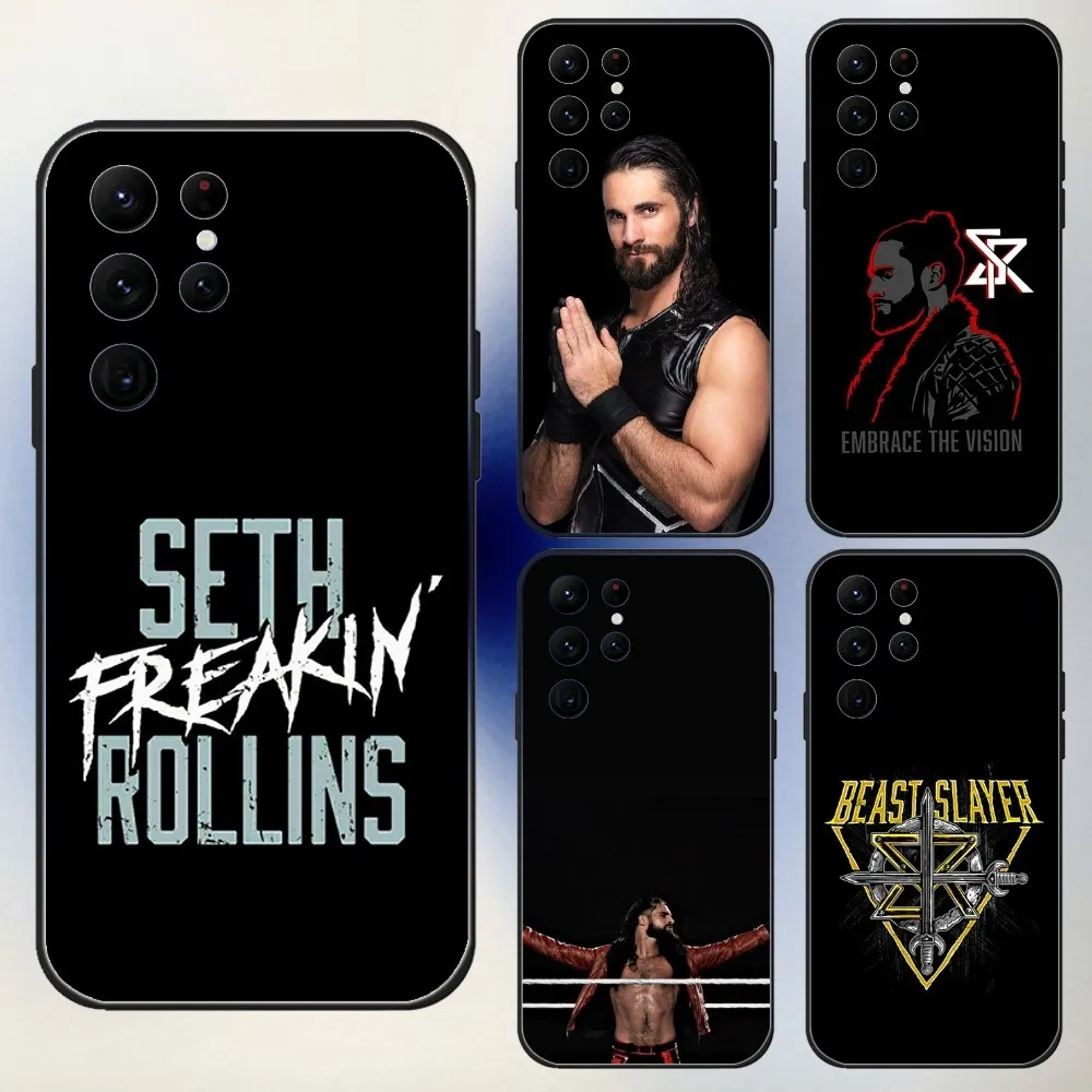 

Seth F-Freakin Rollins Boxing Phone Case For Samsung S24,23,22,30,21,10,9,Ultra,Plus,Lite,FE,5G Black Soft Case