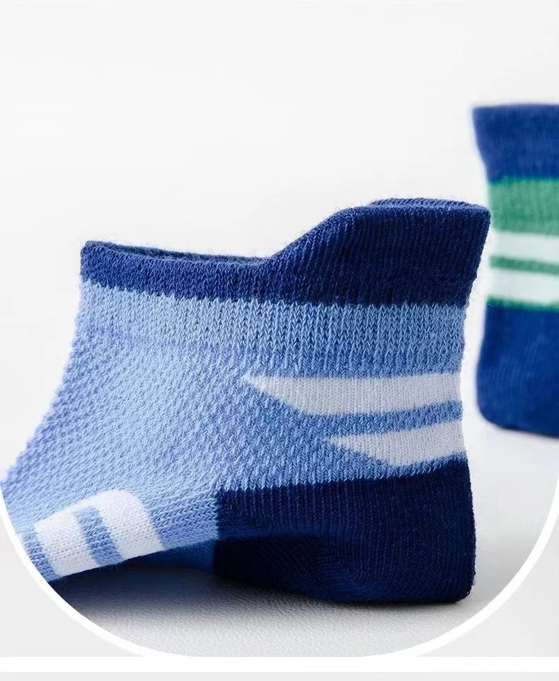 Babys ocken Sommer Mesh Socken Kinder sommers ocken atmungsaktive Baumwoll socken für Jungen 5 paare/los – Detail 7