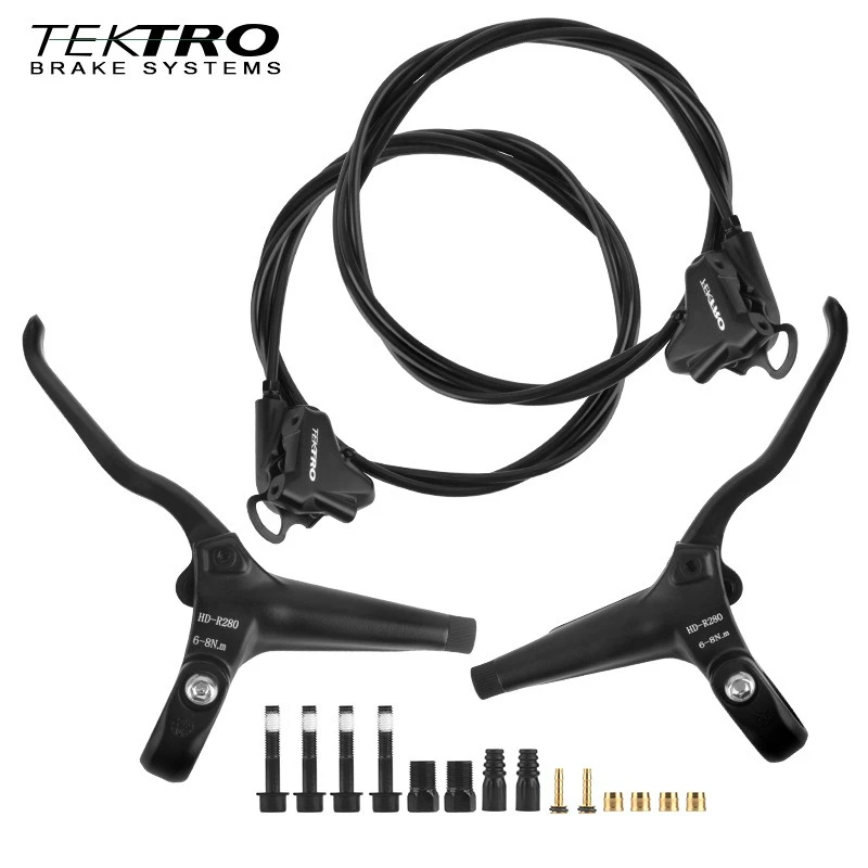 TEKTRO R280 Hydraulic Disc Brake for Road Bike Flat Mount Split Type Hydraulic Brake - view 4