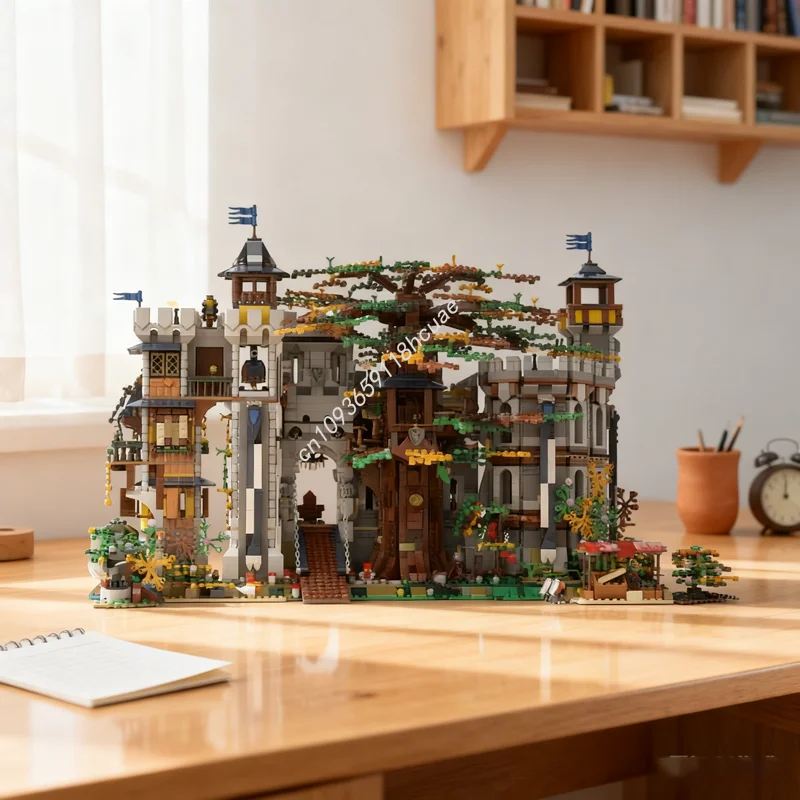 

6223pcs MOC Tree Life Castle Castleed Model Building Blocks Construction Creative Christmas Gift Idea Toys Education Brick Kids