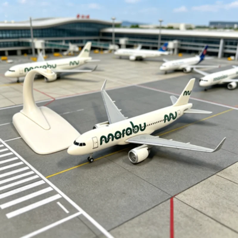 

Масштабная модель самолета A320NEO Marabu Airline (1:200) из ABS-пластика, коллекционная сборная модель для демонстрации и коллекционирования
