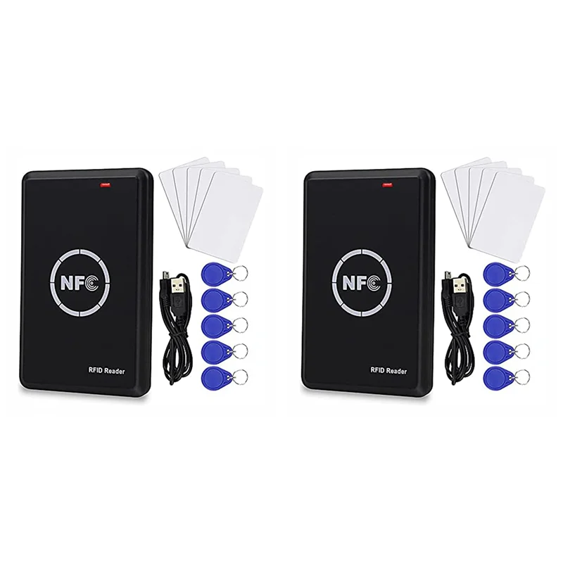 

ABKQ-2X Smart Access Control Card Copier, RFID Reader Writer, 125Khz Card Duplicator, 13.56Mhz Encrypted Card Decoder