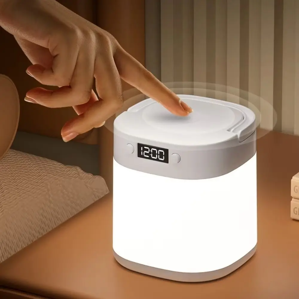 Timer Function Night Light Eye Protection 3 Modes Dimmable Night Light Durable Time Display Rechargeable Night Light Nursery