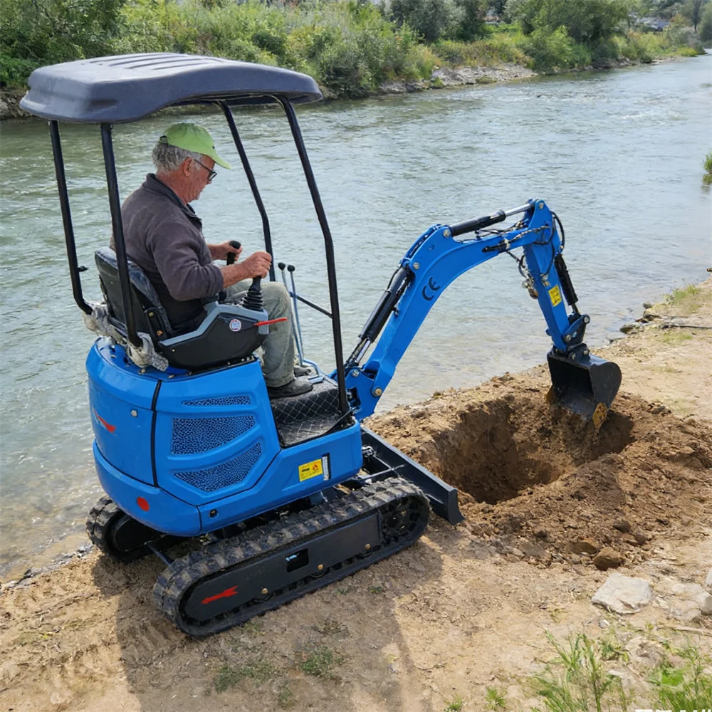 

2 Tons Multifunctional Mini Excavator Euro 5 Standard Engine Mini Excavator Family Farm Use Support Customized