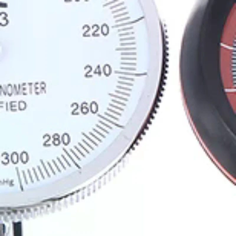 300mmhg Hand-Held Pressure Display Gauge With PVC Ball For Aneroid Sphygmomanometer Nibp Cuff Blood Pressure Accessories