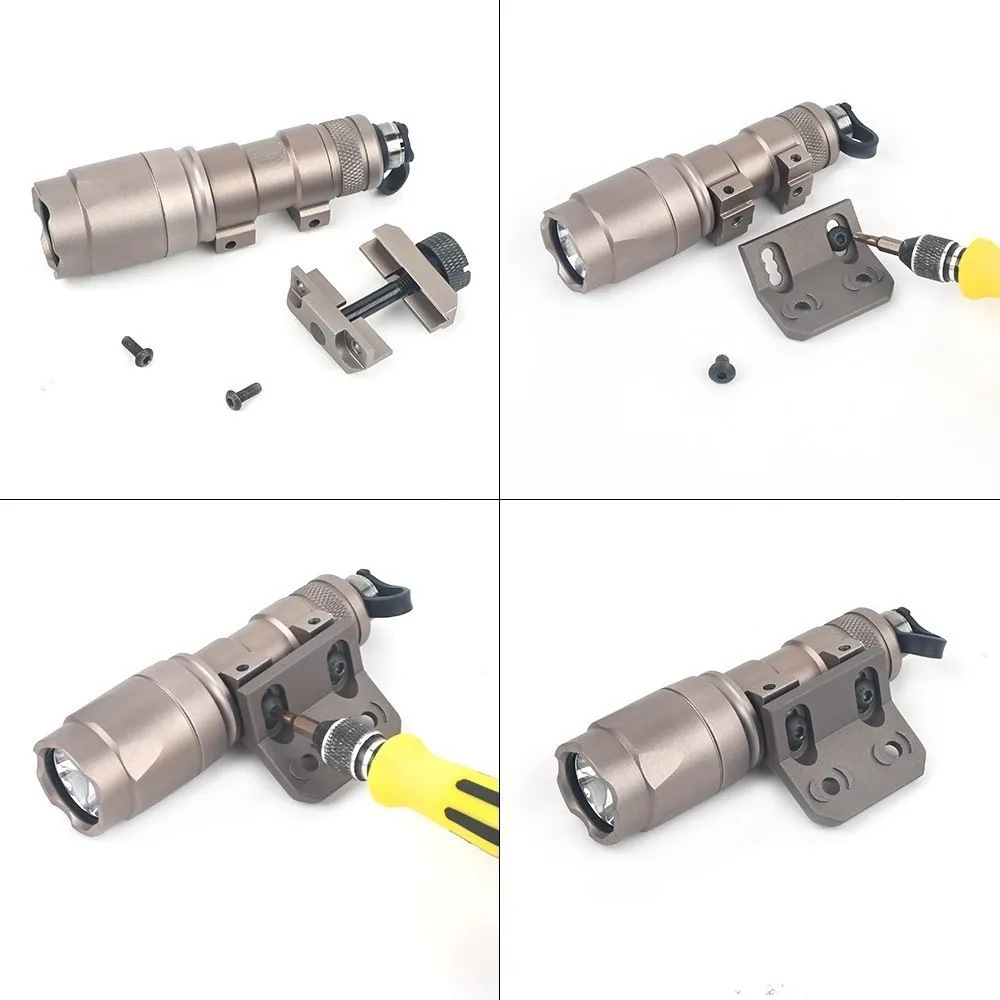 Wadsn M600C Light Tactical M300 ScoutLight SF M300A Scout torcia Offset Mount per Mlok Keymod Rail arma da caccia Base leggera