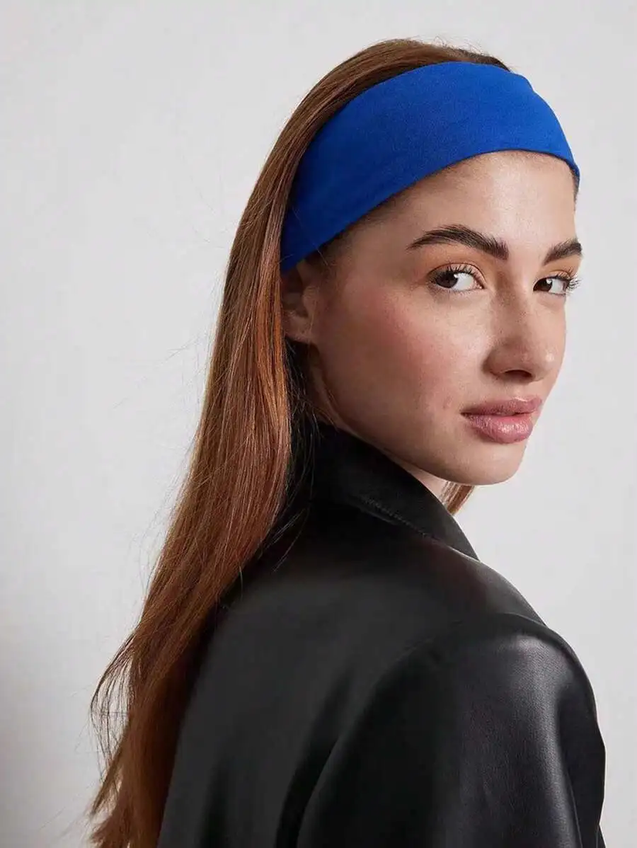 

Sports Sweat Absorbent Headband For Women Running Fitness Hair Band Summer Winter Festival Party