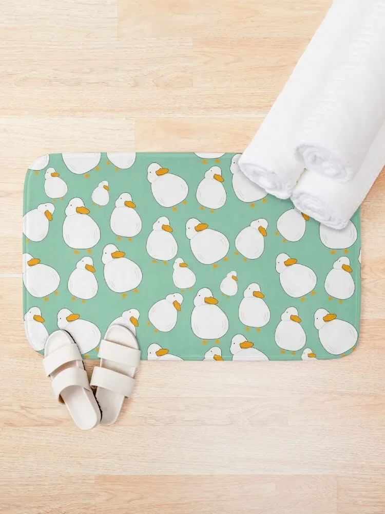 Chubby Duck Pattern Bath Mat Wc Non Slip Carpet House Entrance Floor Toilet Mat