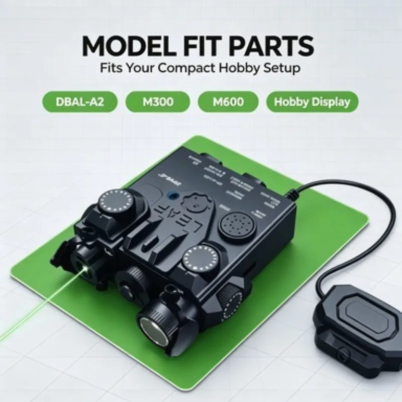 Rifle Hobby Model Matching DBAL-A2 Adjustable Light Box M300 M600 Dual Control Kit Play Display Ornament Accessory