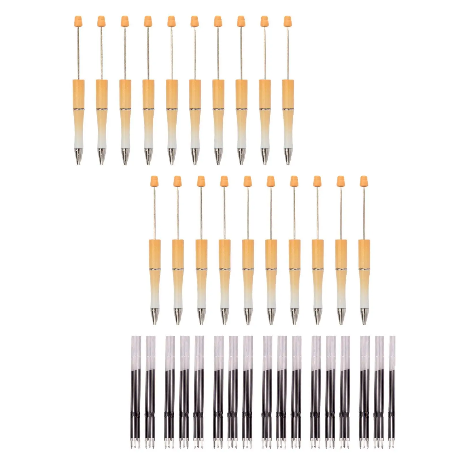 

20 Pieces Creative Bead Pen DIY Novelty Writing Pen for Office Draw Writing