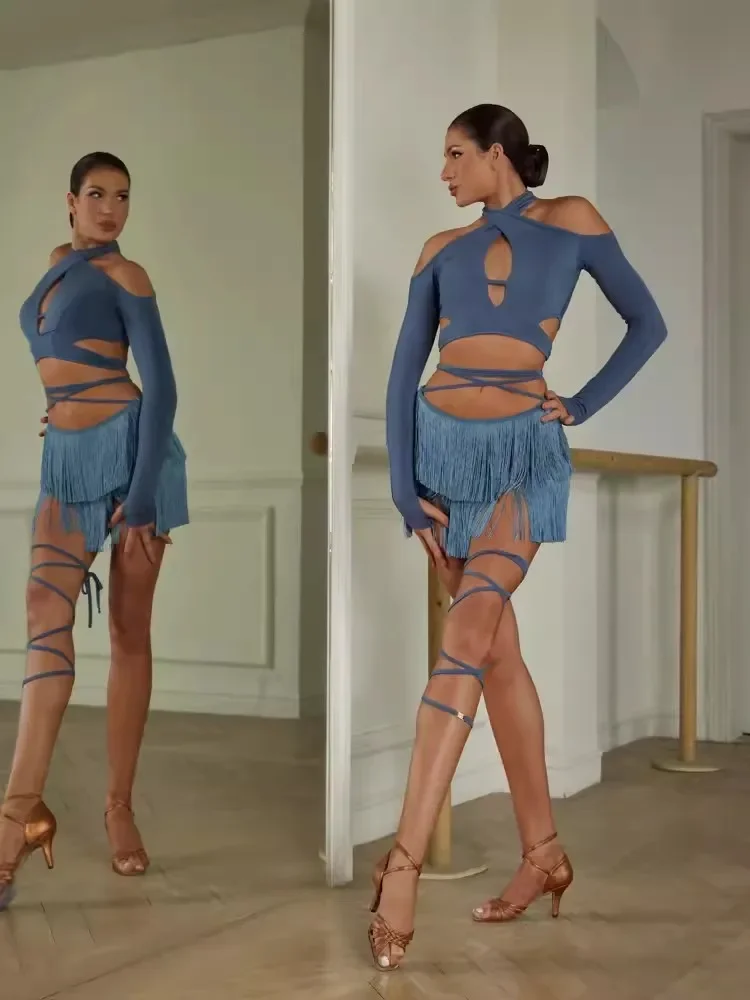 أوتار الساق للرقص اللاتيني، إكسسوار أنيق ومثير من ZYMdancestyle # بي تي إس