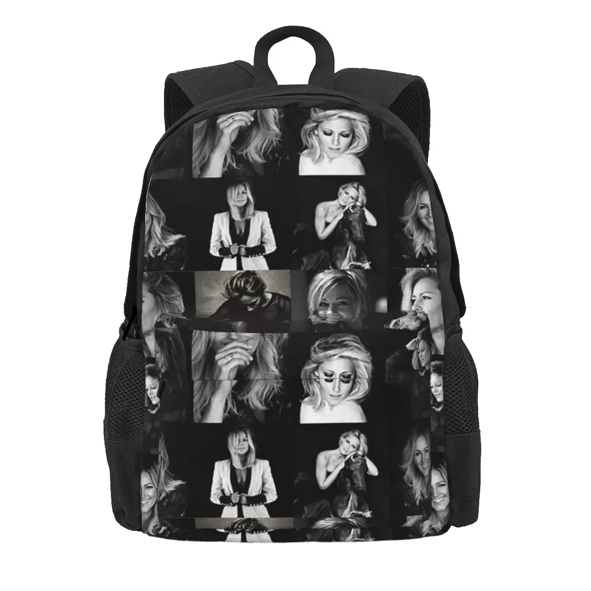 

Helene Fischer Collage Backpack Daypack Large Capacity Boys Girls BookBag School Bag Shoulder Bags for Men Women